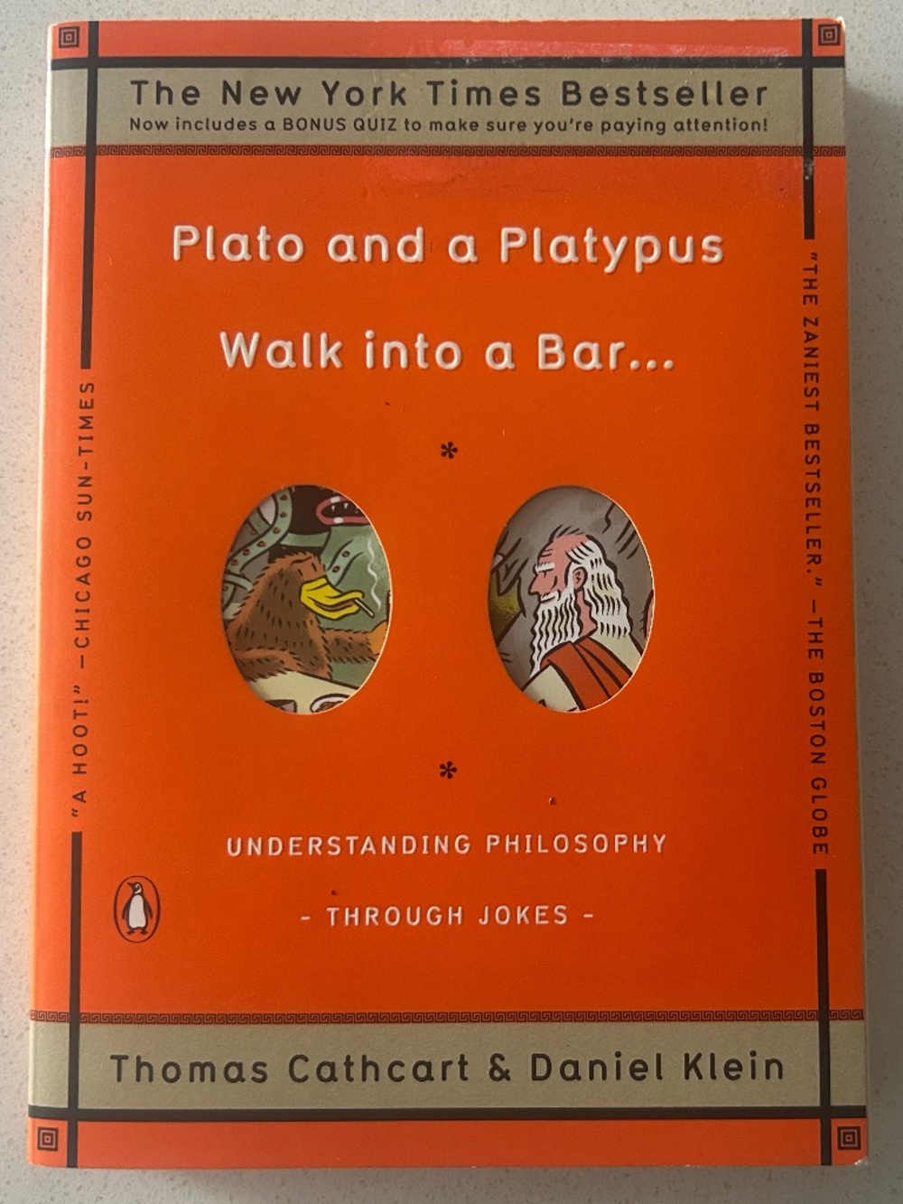 Plato and a Platypus Walk Into a Bar: Understanding Philosophy through Jokes